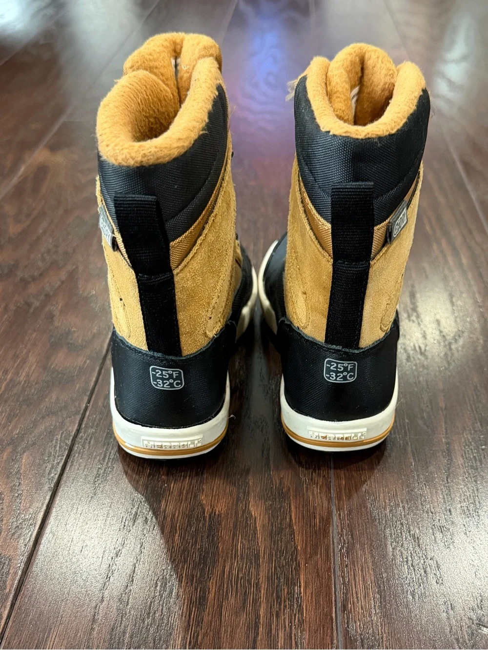 Merrell Snowbank 2 Waterproof Boy Brown Winter Boot Size 10M